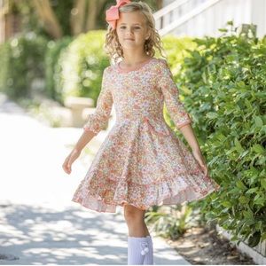 NWT Shrimp and Grits Fall Floral Dress 7/8